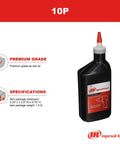 Edge Series Premium Grade Air Tool Oil Pro Grade Lubricant For Heavy Duty Tools 1 Pint bottle with red cap and label