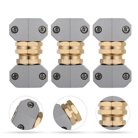 Heavy Duty Garden Hose Repair Kit With Solid Aluminum Alloy Connector Fitting 3 Sets That Stop Leaks And Save Your Plants Plus Easy No Tools Install For Fast Maintenance Anytime, 3 hose couplers