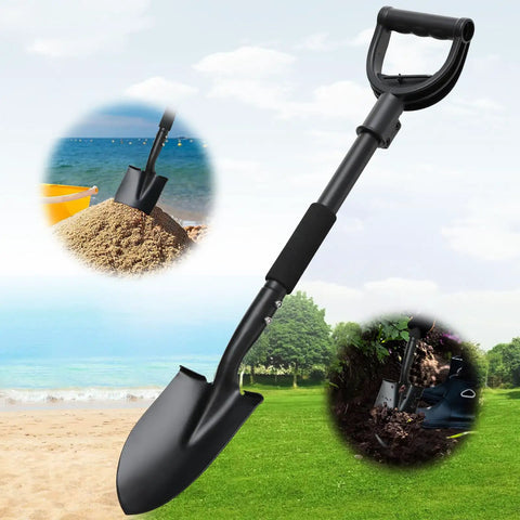 31 Inch Lightweight Metal Garden Shovel With 6 Inch Wide Flat Spade Handy Little Workhorse For Digging Planting Transplanting