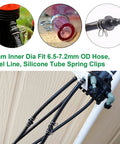 Beefy Spring Hose Clamp Kit 5 to 14mm Stainless Steel Double Wire Spring Clips on hoses for irrigation system
