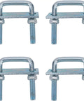 Heavy Duty Leaf Spring Clamp Kit Fits Up To 3 Inch Wide Springs Locks Leaves Tight For Super Axle Torque Control And Sturdy Suspension Stability, 4 Pack