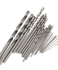 Pro Grade Twist Micro Drill Bits Set 25 Pieces 0.5 To 3mm HSS Straight Shank Precision Bits For Jewelry Watch PCB Crafts Durable Sharpness