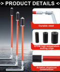 Water Stopper Pipe Plug Tool Kit For One Half Inch Three Quarter Inch And One Inch Pipes With Replacement Gaskets And Nuts For Fast Copper And PVC Water Line Repairs 65 Psi High Pressure Leak Stop System No Drainage showing product components and materials.