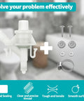 Premium Two Pack RV Toilet Water Valve Replacement Kit Fits Dometic Sealand Marine Toilets 300 310 320 Series with valves and fasteners.