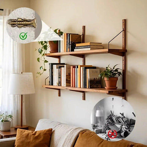 Straight Shot At Loose Cabinetry Starts With These Short Expansion Screws To Fill Stripped Holes And Bolt Hinges Or Tracks Back Secure On Wood Tile Or Concrete Heavy Duty Anchors 20 Pack, showcasing proper screw usage in cabinet repair.