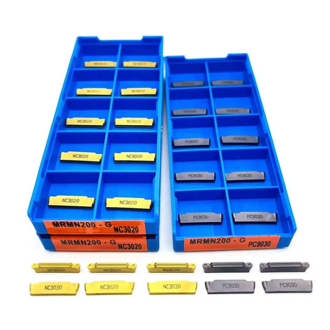10 Piece Beefy Pro Grade Carbide Turning Inserts For CNC Lathe Tooling MRMN200 300 400 PC9030 Coated Cutoff And Grooving Tools