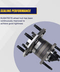 Two Piece Rear Wheel Bearing And Hub Assembly For Chevy Cobalt HHR Malibu Saturn Aura Pontiac G6 2004 To 2012 With 5 Lug Bolts And ABS