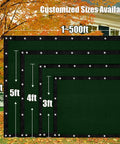 Privacy Fence Screen Cover 3 Ft By 40 Ft Heavy Duty HDPE Shade Net With UV Protection available in customizable sizes.