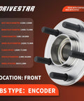 Pro Grade Front Wheel Hub Bearing Assembly For Dodge Charger Challenger Magnum And Chrysler 300 2005 Through 2014 RWD