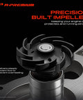 Solid Engine Water Pump Drop In Ready Coolant Pump For Ford F150 And Expedition 3.5L V6 Hybrid With Heavy Duty Craft visible impeller design.
