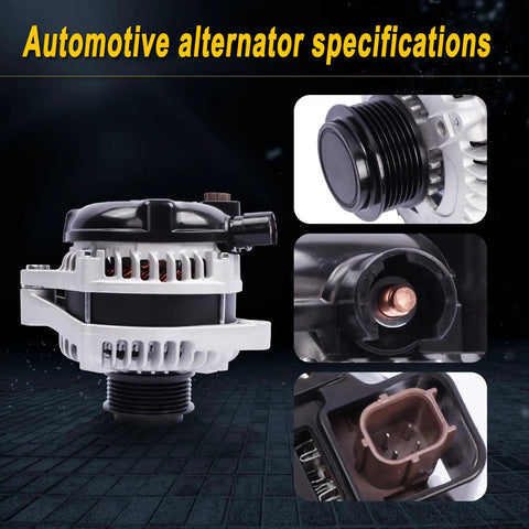 Alternator For Honda Odyssey 2011 2013 And Pilot 2012 2015 3.5L V6 Replacement Beefed Up High Output Ready To Install with details