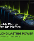 Advanced lithium-ion battery display for All In One 48V Battery Powered Self Propelled Lawn Mower Bundle with long-lasting power