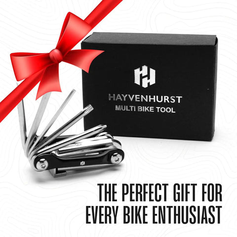 12 In 1 Bike Multitool Kit Lightweight Stainless Steel Bicycle Tool with box and red bow