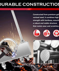 2.5 Inch Exhaust Hanger Kit With Clamp Adjustable Exhaust Pipe Hangers For Vibration Damping And Muffler Fix, material detail