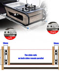 Heavy Duty Drawer Slides With Full Extension Ball Bearing Detachable Design For Cargo Racks 38 Inch Length diagram detail