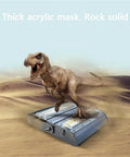 JUDYSSY Led Flood Lights Outdoor with a dinosaur, highlighting thick acrylic mask and sturdy aluminum design.