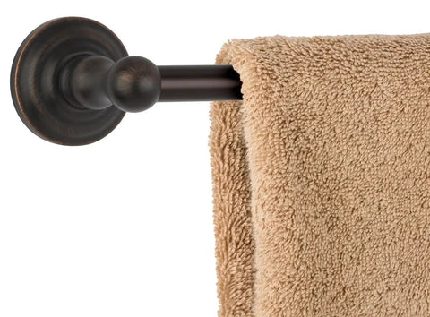 Oil Rubbed Bronze Palisades Series 3 Piece Bathroom Hardware Set With 24 Inch Towel Bar Towel Ring And Toilet Tissue Holder Zinc Alloy