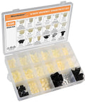 Open 330 pcs nylon nut screw grommet assortment for grille bezel headlight license plate bumper fender side marker lights