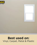Contractor Grade Masking Tape 0.94 Inch By 60.1 Yard Pack Of 36 Rolls use on vinyl, carpet, metal, and plastic surfaces.