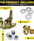 Door Hinge Pin And Bushing Repair Kit For GMC Sierra Silverado Chevy Avalanche Suburban 1999-2007 2 Door Models parts layout