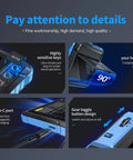 Handheld Oscilloscope With 2.8 Inch TFT Display, 200 KHz Bandwidth, 2.5 MSPS Sampling, foldable stand, Type-C port