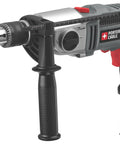 Straight Shooter Heavy Duty Electric Hammer Drill With Variable Speed Trigger And Reliable 6.5 Amp Motor Built To Crush Concrete And Tough Construction Jobs Like A Champ with 1/2 inch chuck and ergonomic grip.