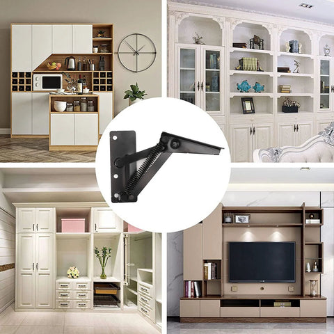 80-degree foldable cabinet hinge for versatile furniture support