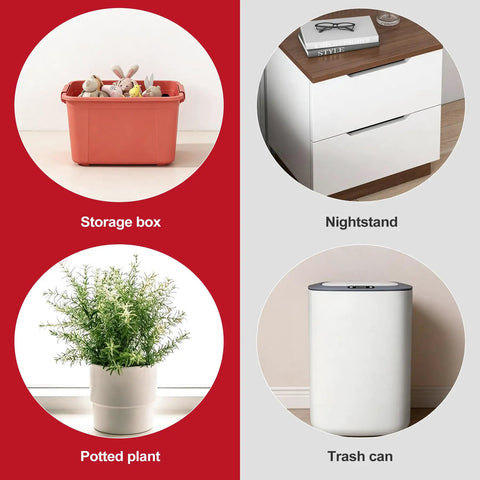 Eight Piece Self Adhesive Caster Wheels That Roll Like A Dream With 360 Degree Swivel Mini Appliance Rollers No Sweat Peel And Stick Track Mounts For Counters And Furniture In Bright White placed alongside a variety of home items.