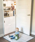 Retractable Baby Gate For Stairs And Doorways, Extra Wide Mesh Barrier Extends Up To 71 Inches, 33 Inches Tall, Indoor Use