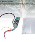 Plug And Play Electric Scooter Controller Kit For This Model Replacement Parts With 36V 350W Motor Clear Speed And Battery Display Easy Install For Seamless Integration And Quick Maintenance showing wiring and controller components.