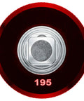 Top view of Quick Adapter For 3/8 Inch Drive Red showing knurled surface and 9.5 mm drive socket detail.