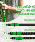 Stop Ditching Your Garden Hose And Get This Expandable Repair Kit With Dual-Channel Hose Connectors For A Watertight Seal That Keeps Pressure High As New Without Leaks Or Annoying Messes On The Lawn. green hose connector kit on retractable hoses, 1/3 to 1/4 in