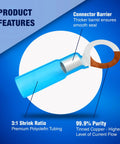 Heat Shrink Ring Connector Kit With KableSeal Technology Double Wall Three To One Shrink Tubing For Marine Wiring Tinned Copper