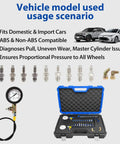 Brake Pressure Tester Universal Gauge Kit 0 To 3500 PSI ABS Hydraulic Oil Pressure Gauge For Gasoline Cars Brake System