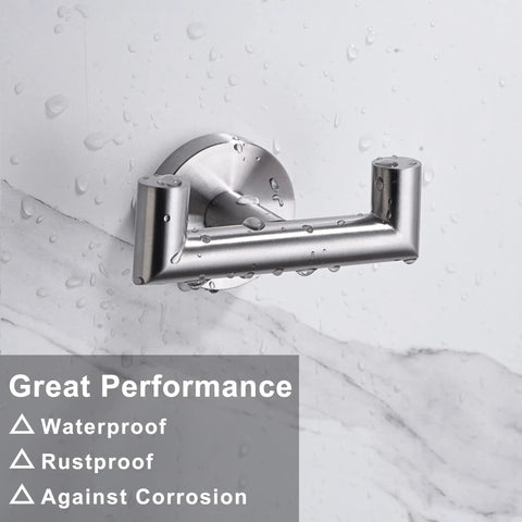 Built To Last Heavy Duty Towel Hooks For Bathrooms And Kitchens Brushed Nickel SUS304 Stainless Steel Coat And Robe Hook