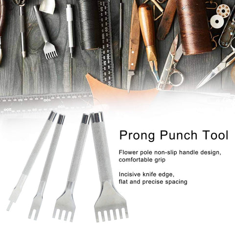 Heavy Duty Chisel Set Built To Last With Heat Treated High Temp Prongs And Precise Flat Spacing For Industrial Work, 1-2-4-6 prongs