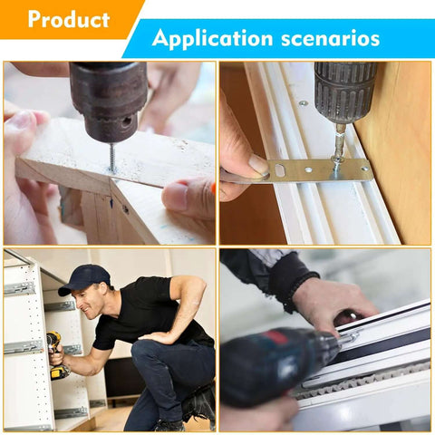 Application scenarios of 145 Pieces Self Tapping Screws For Metal Kit In 410 Stainless Steel in various metal fastening projects