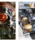 Barista Grade Semi Automatic Espresso Machine With E61 Brew Head And Rotary Pump PID Temp Control Stainless Steel Build