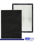 Replacement H13 True HEPA Filter Set With Four Activated Carbon Pre Filters for LivePure LP350 series air purifiers.