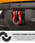 2 Pack D Ring Shackle Isolators Kit With Washers For Standard Three Quarter Inch Shackles Rubber Shackle Isolators on truck