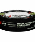 High-Strength Automotive Masking Tape 36mm By 32m For Sharp Paint Lines With Conformable Backing, single roll, close-up angle