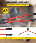Heavy Duty Wire Rope Crimping Tool With 30 Inch Long Handle For Five Thirty Second Inch, One Quarter And Five Sixteenth Inch Sleeves displayed