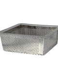 Floor Drain Strainer Square 8-1/2 By 8-1/2 By 3 Inches, Stainless Steel 304 0.8mm Thick, heavy duty square drain screen for shower and floor.