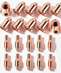 Pro Grade Plasma Cutter Consumable Kit For 45A Titanium 45 Amp, 10 Tips 56811 And 10 Electrodes 56576, OEM copper color parts