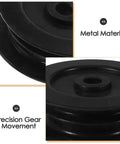 Pro Grade Heavy Duty Forklift Pulley Replacement With Dual Groove Wheel Hydraulic Hose Roller And Gate Roller For Fork Truck Maintenance Built To Last Keeps Hoses And Cables In Line During Lifts, black metal pulley