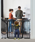 Extra Wide Baby Gate for Stairs and Doorways With Auto Close Door Adjustable From 29.93 to 51.5 Inches 30 Inch Tall Pressure Mounted in home