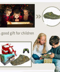 Children playing with Alligator Head RC Boat With 2.4 GHz Remote Control, fun and gift-ready, showcasing crocodile toy and packaging.