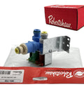 Durable Refrigerator Water Valve OEM Replacement for Whirlpool KitchenAid Kenmore for 3 Line Inlet With Dual Outlets And Two Coils Fits IMV708 Style Parts and Easy Install product image with red packaging