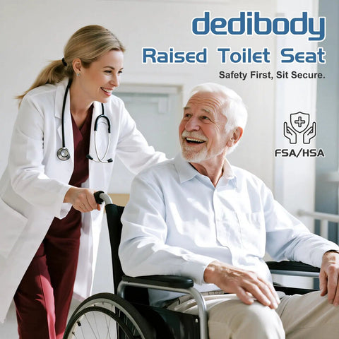 Heavy Duty Raised Toilet Seat Riser With Grippy Side Handles Rock Solid 550 Lb Weight Capacity Rust Resistant Steel Frame Built Tough Sit Stand Safety Helper For Active Seniors