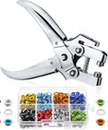 Three Sixteenth Inch Grommet Tool Kit Eyelet Plier Set Hand Punch Grommet Press With 200 Eyelets for shoes, clothes, bags